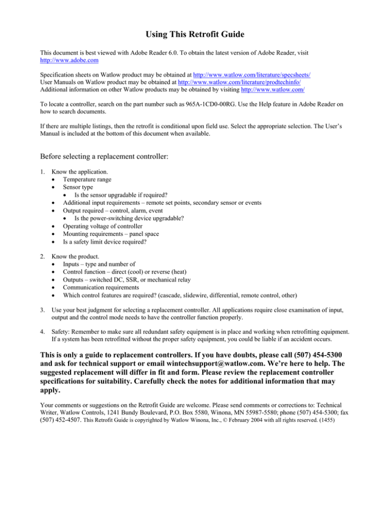 Watlow SERIES 146 User guide | Manualzz