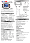 ACEWELL ATV Computer ACE-31xx/37xx/38xx User's Manual