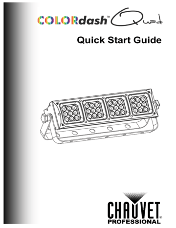 Chauvet Colordash Quick Start Guide | Manualzz