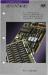 AST Advantage! Multifunction Board User's Manual