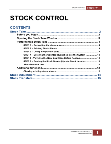 Stock Take Manualzz