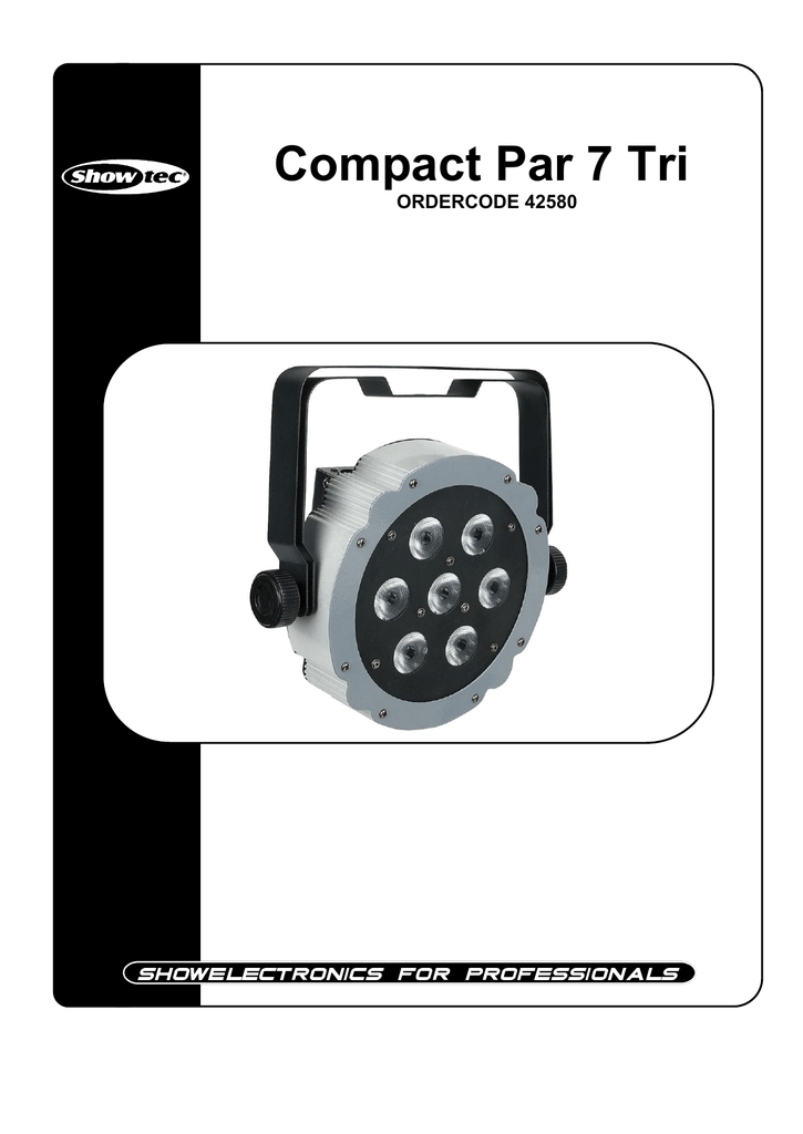 Manual Led Par Compact 7 Tri - Manualzz