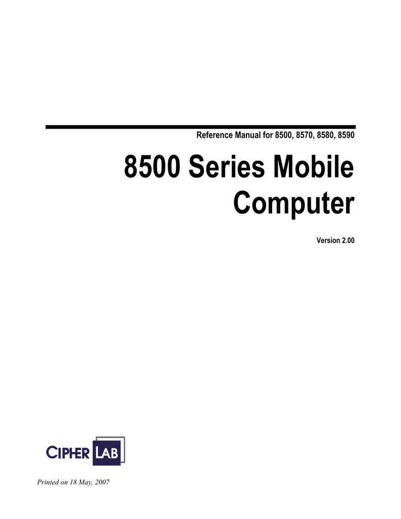 8500-series-manualzz