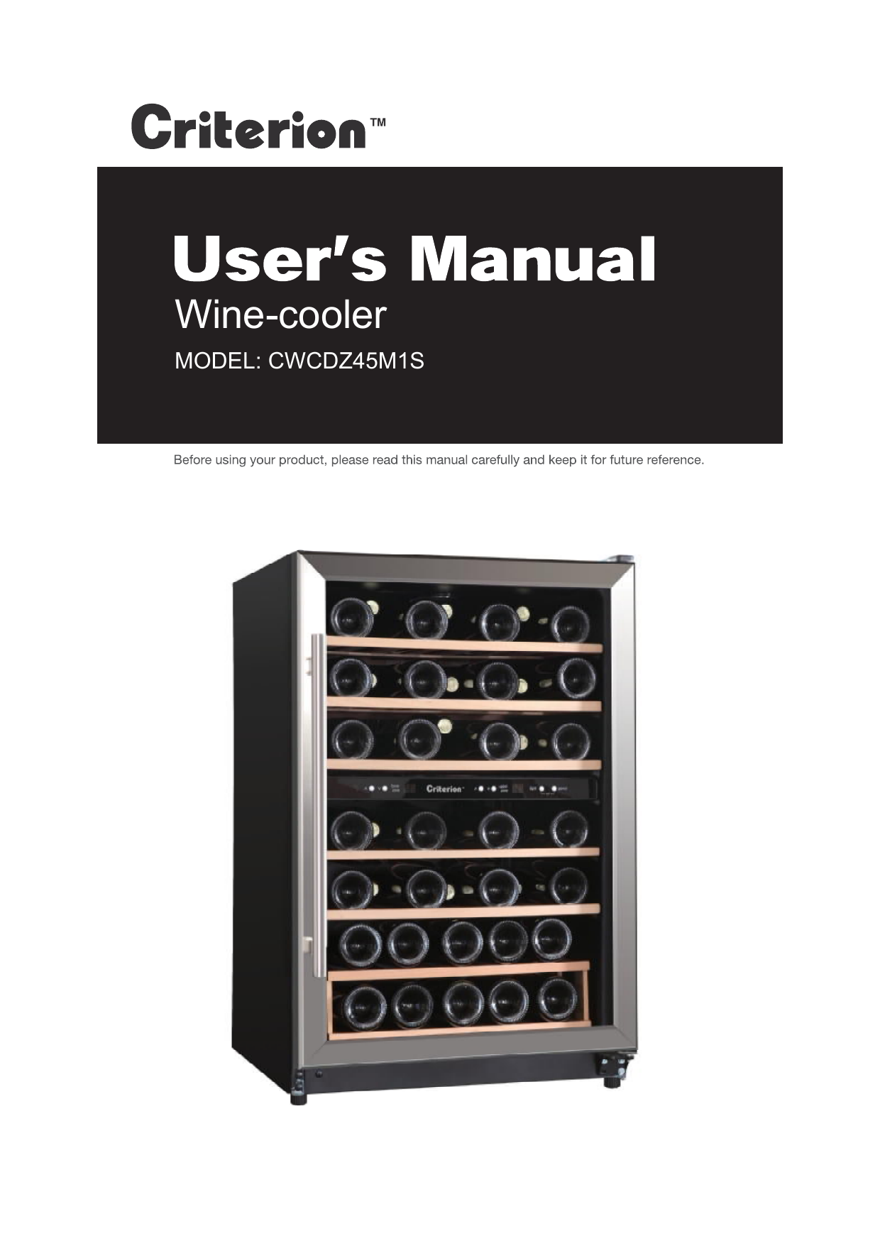 Wine Cooler Manualzz