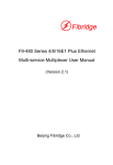 Fibridge F9-480 Series User manual