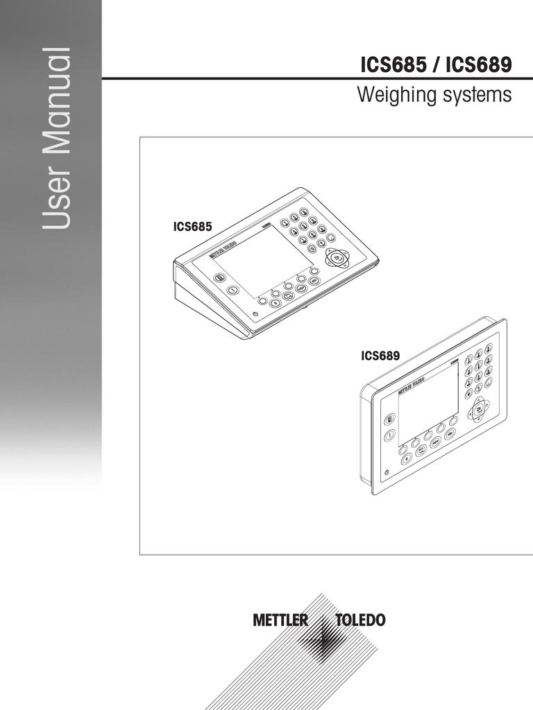 User Manual - Mettler Toledo | Manualzz