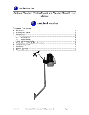 Manuale Thomson 513628 Stazione meteorologica