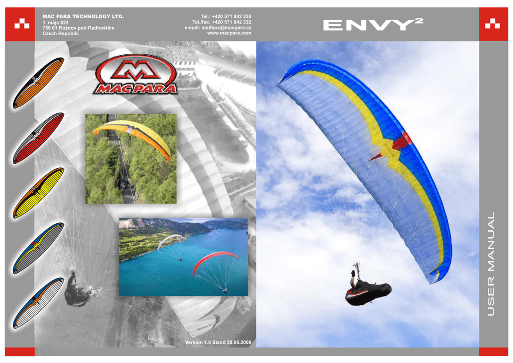 Envy 2 Mac Para Looking After Your Paraglider