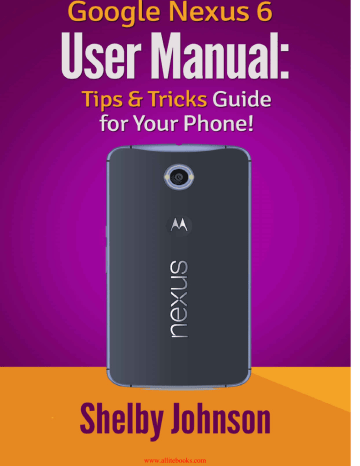 Google Nexus 6 User Manual Manualzz