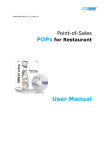 POSBANK Point of Sales for Restaurant User Manual