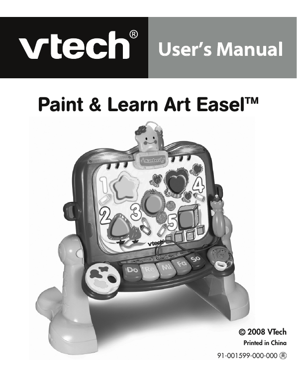 vtech paint and learn art easel