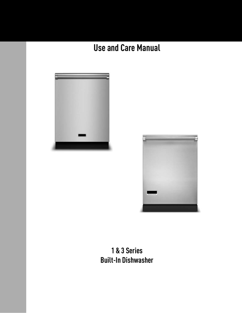 Viking Range FDW102 24" Dishwasher Use and Care Manual Manualzz