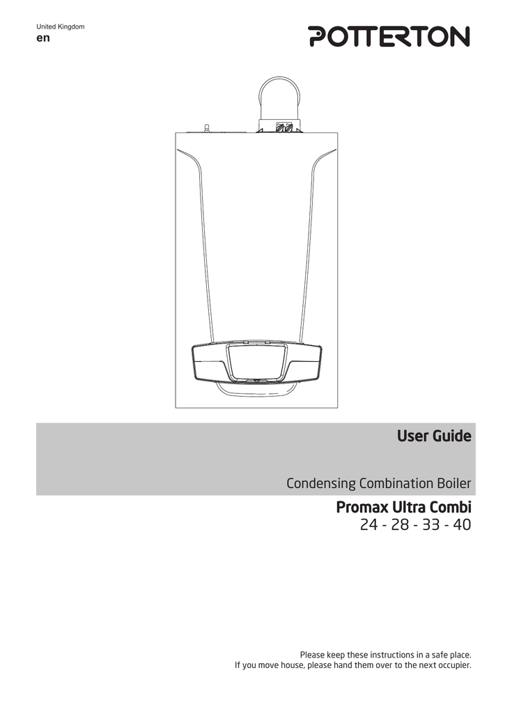 Potterton Timer Control Manual