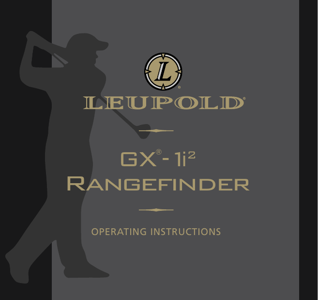 Gx 1i Manual Leupold Golf Manualzz