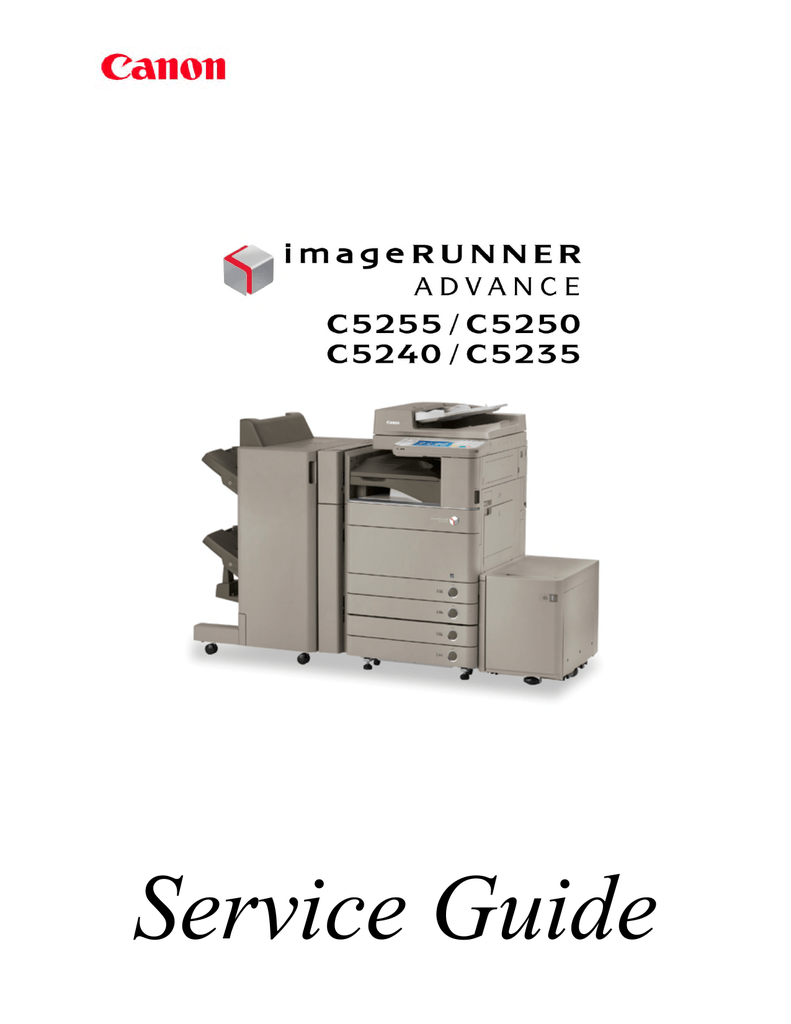 Imagerunner Advance C5200 Series Service Guide Manualzz