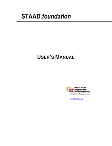 staad pro manual