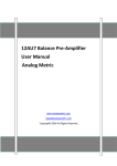 Analog Metric 12AU7 Pre-Amplifier Manual + AI Chat