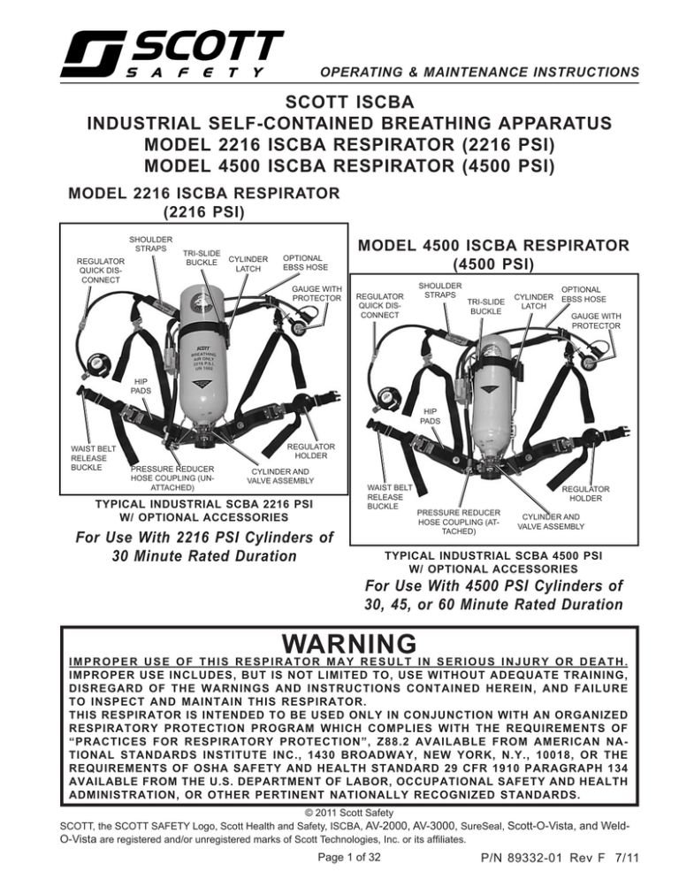 ISCBA SCBA - User Manual | Manualzz