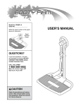 BOOTY FIRM lower body developer PFBM11.0 User's Manual