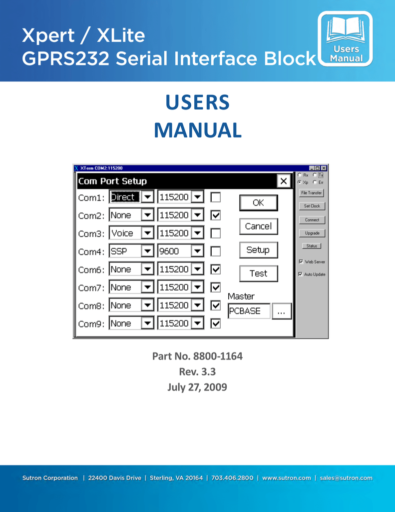 Sutron Users Manual Manualzz