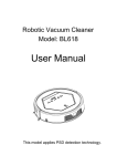 RolliTech Robotic Vacuum Cleaner BL618 User Manual