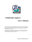 RadioSuite Explorer User&rsquo;s Manual