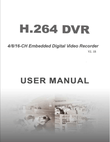 Facina VK8CHDVR User manual | Manualzz