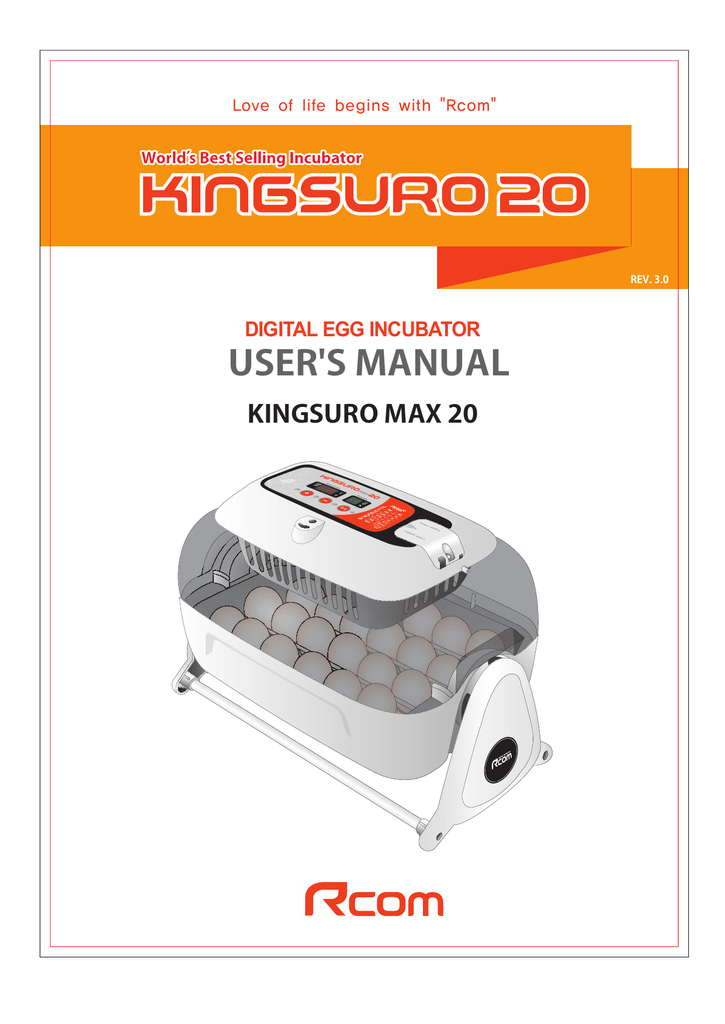 digital egg incubator user`s manual | Manualzz