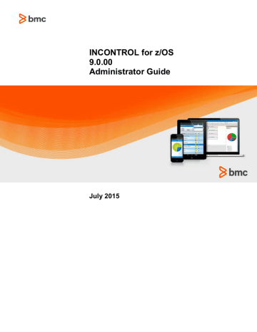 Incontrol For Z Os 9 0 00 Administrator Guide Manualzz