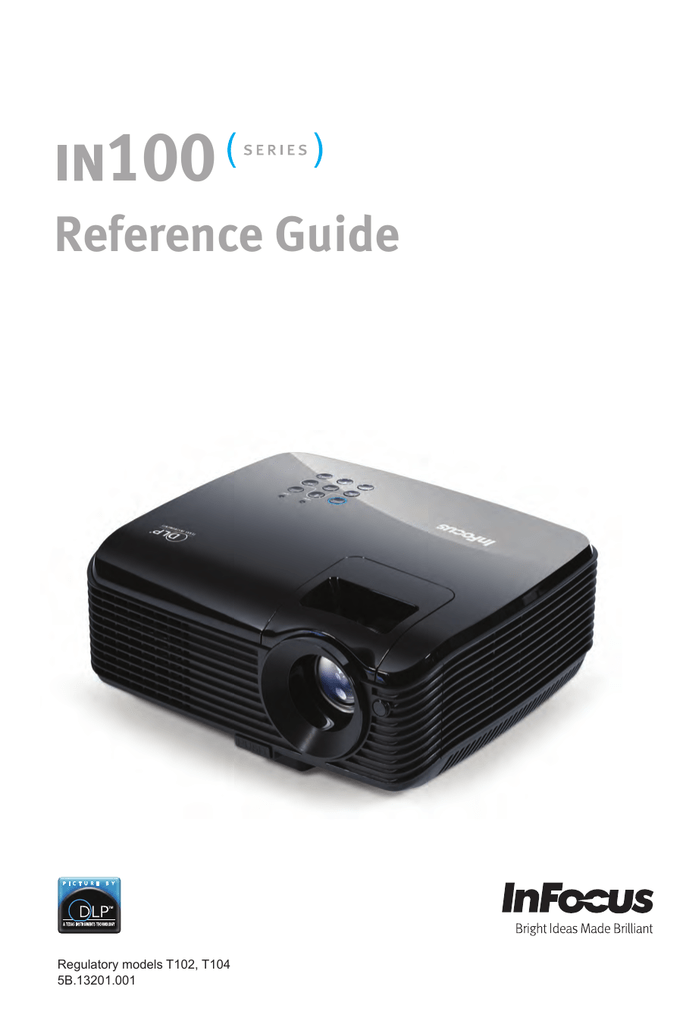 InFocus IN102 Projector User Manual Manualzz