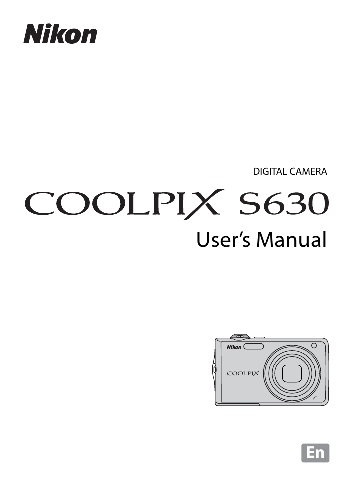 Nikon S630 Digital Camera User manual Manualzz