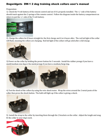 petainer training collar manual