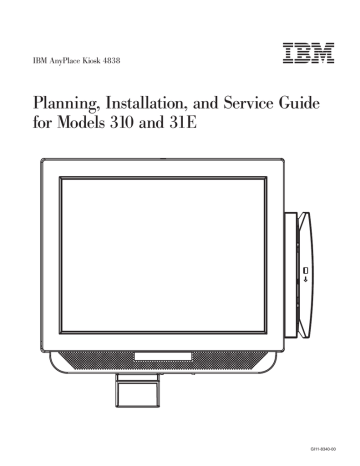 IBM Toshiba 4838-330 Anyplace Kiosk EPOS Terminal with Windows 7 Pro 