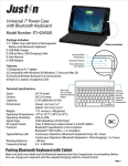 Justin Power Case ITJ-4243UK User Manual