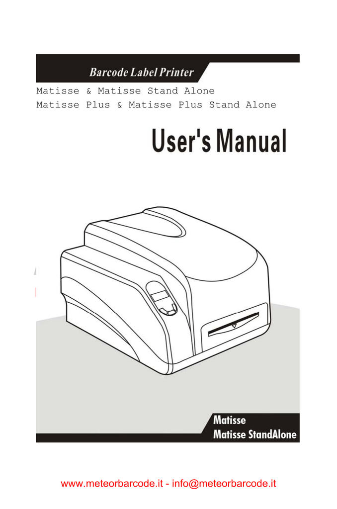 Contents - Meteor Barcode | Manualzz