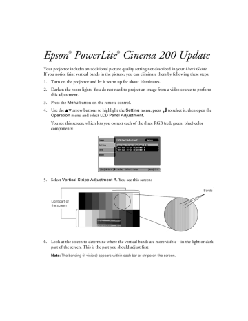Epson PowerLite Cinema 200 User manual | Manualzz