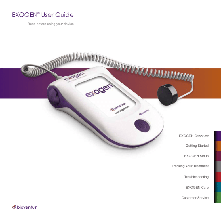 EXOGEN® User Guide Manualzz