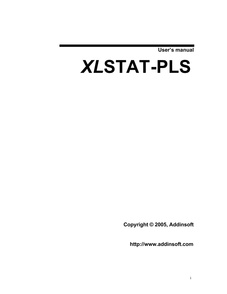 xlstat tutorial