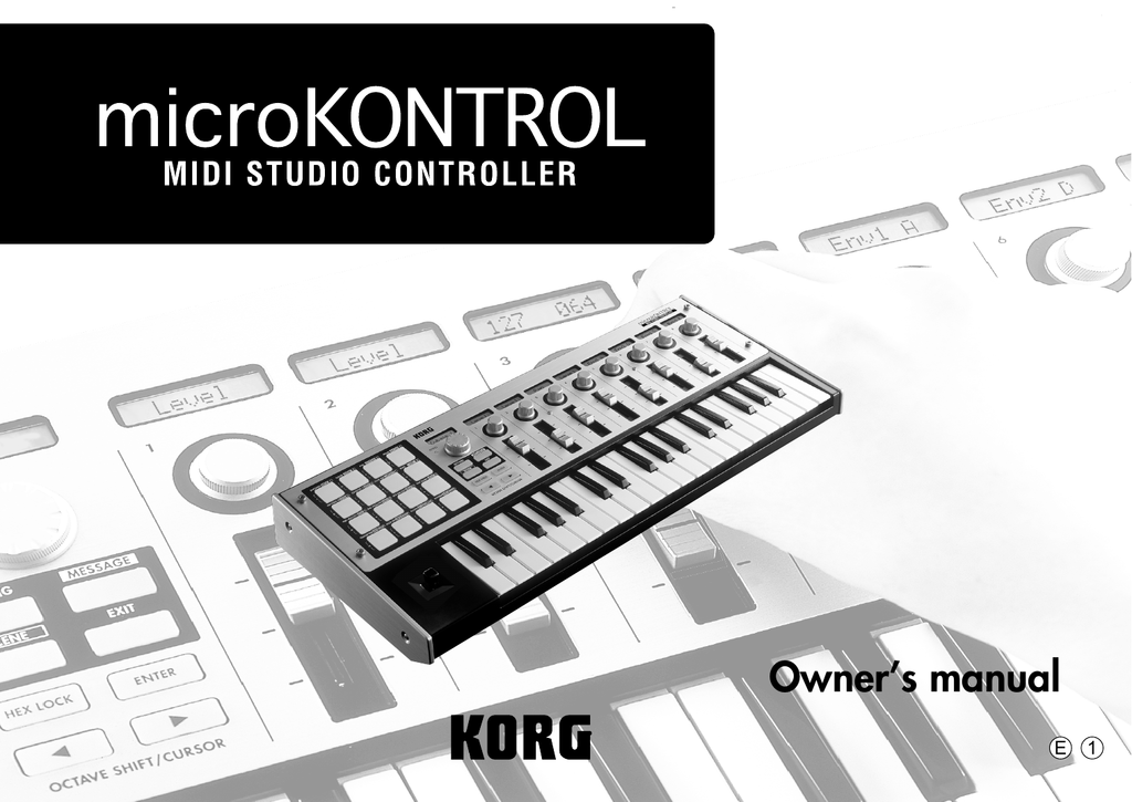 Korg microKONTROL Owner's Manual | Manualzz