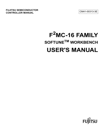 F MC-16 FAMILY USER`S MANUAL | Manualzz