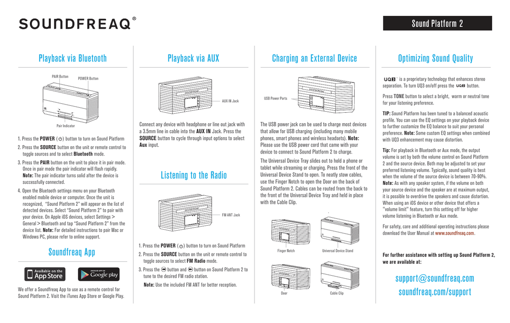 soundfreaq sound platform 2