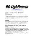RC-Lighthouse RCL44 RGB User Manual