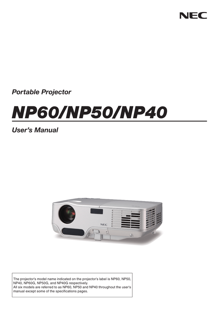 Projector user manual. Проектор NEC np60. NEC np40 компрессор. Проектор NEC vt660. Проектор NEC ht510