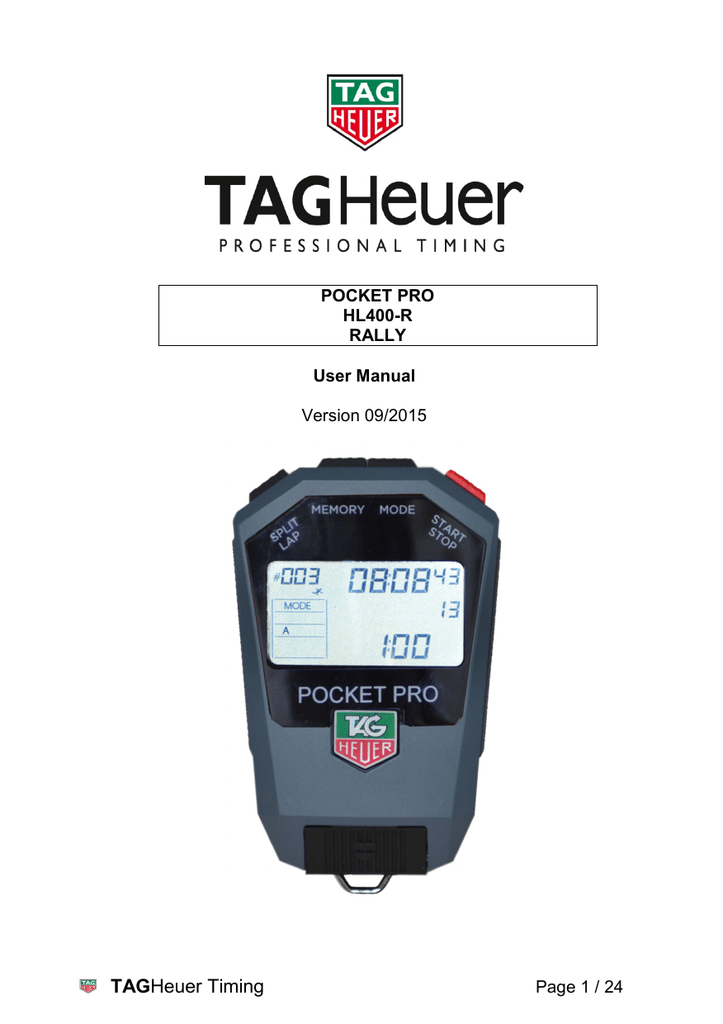 tag heuer pocket pro