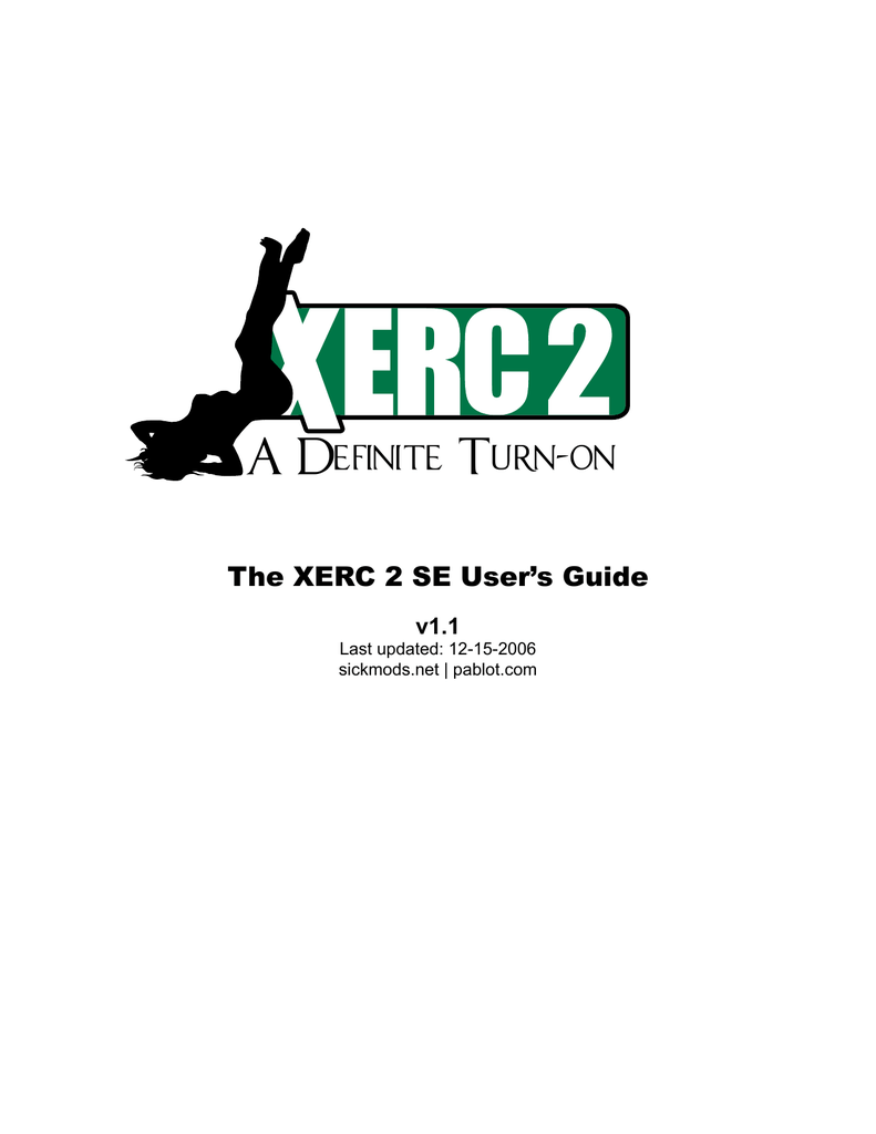 To The Xerc 2 Se User S Manual Diy Manualzz