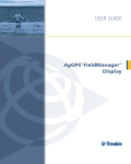 Trimble Tru Application Control System,FieldManager Display User Guide