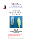 ACTISYS IR4002US User Manual