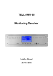 TELL AMR-08 Monitoring Receiver Manual + AI Chat