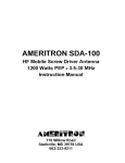 Ameritron SDA-114K Owner's Manual