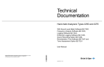 Hand-held Analyzer Type 2250, Type 2270, BZ-7222, BZ-7223 User Manual